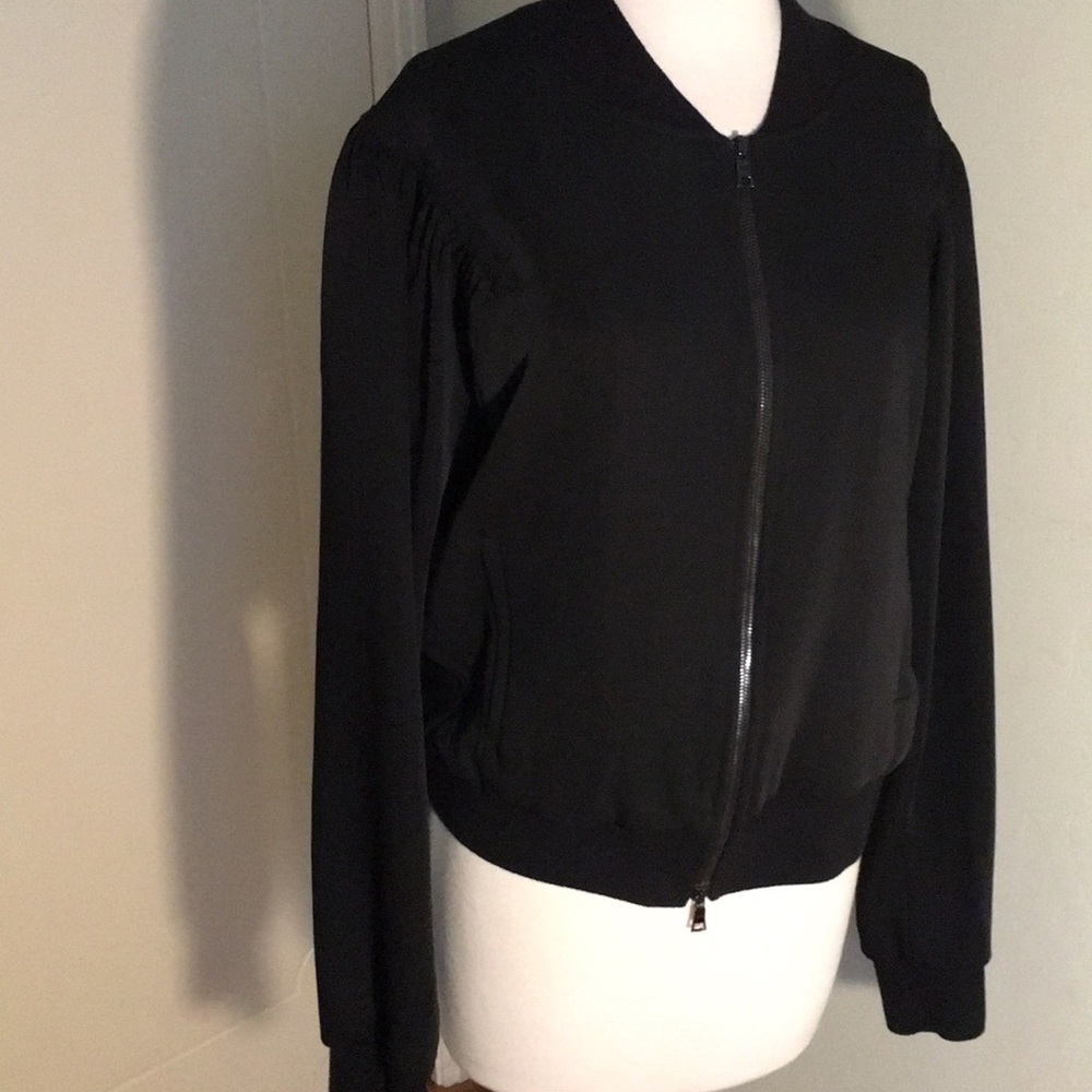 Calvin Rucker black jacket, new no tag